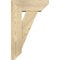 Ekena Millwork Traditional Slat Rough Sawn Bracket w/ Offset Brace, Douglas Fir, 6"W x 14"D x 22"H BKT0604X14X22TRA06RDF - alternate 4